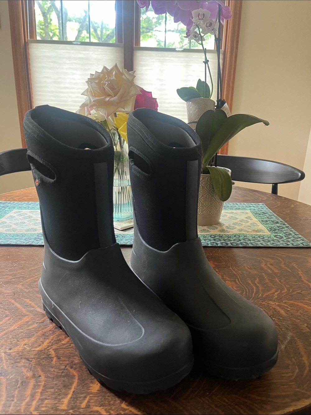Bogs Kids Black Snow and Rain Boots
